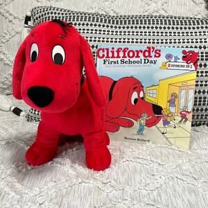 Kohl's Cares Clifford The Big‎ Red Dog Stuffed Animal Plush with Book